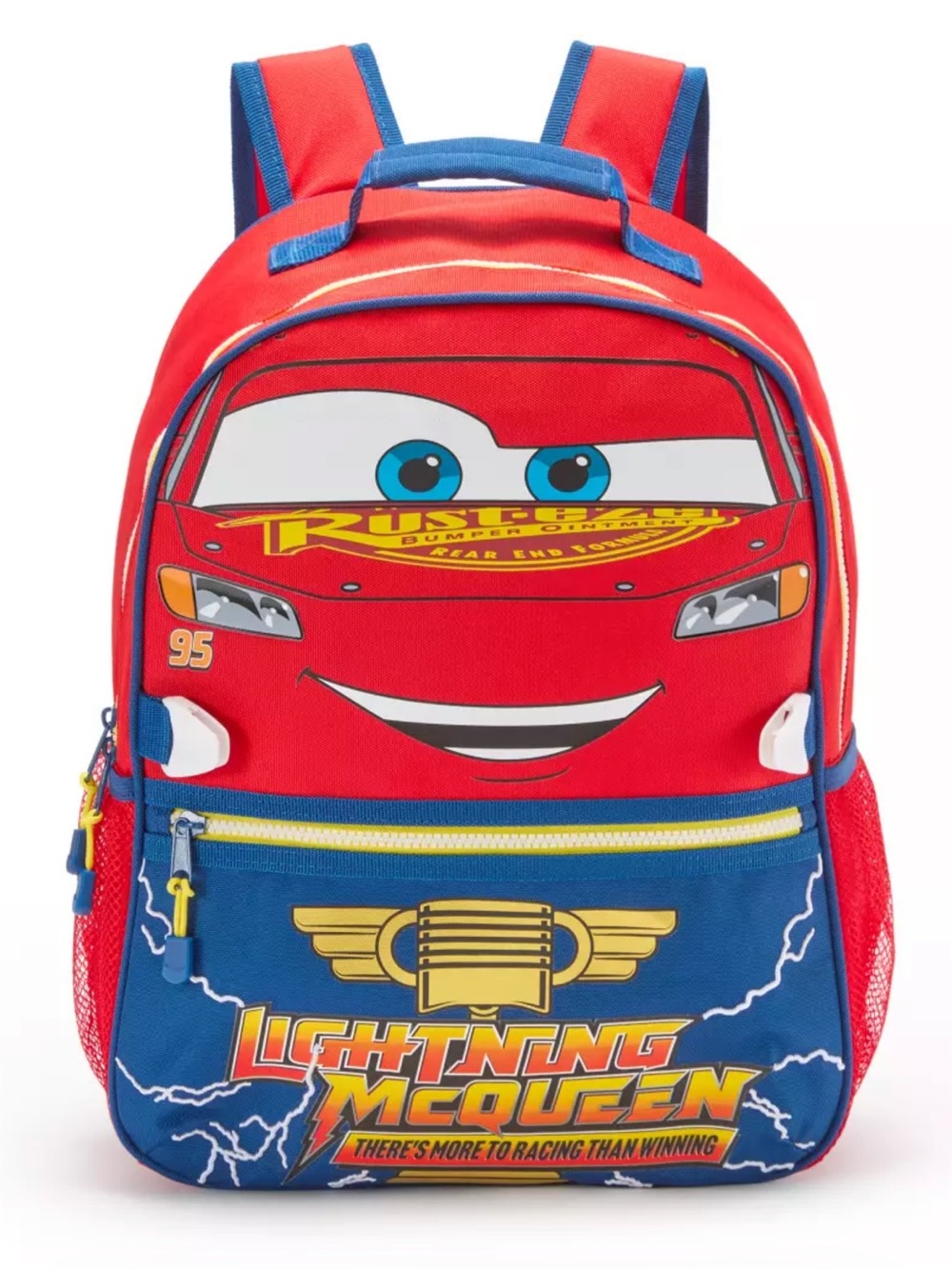Disney Lightning McQueen Kids Backpack - Red & Blue